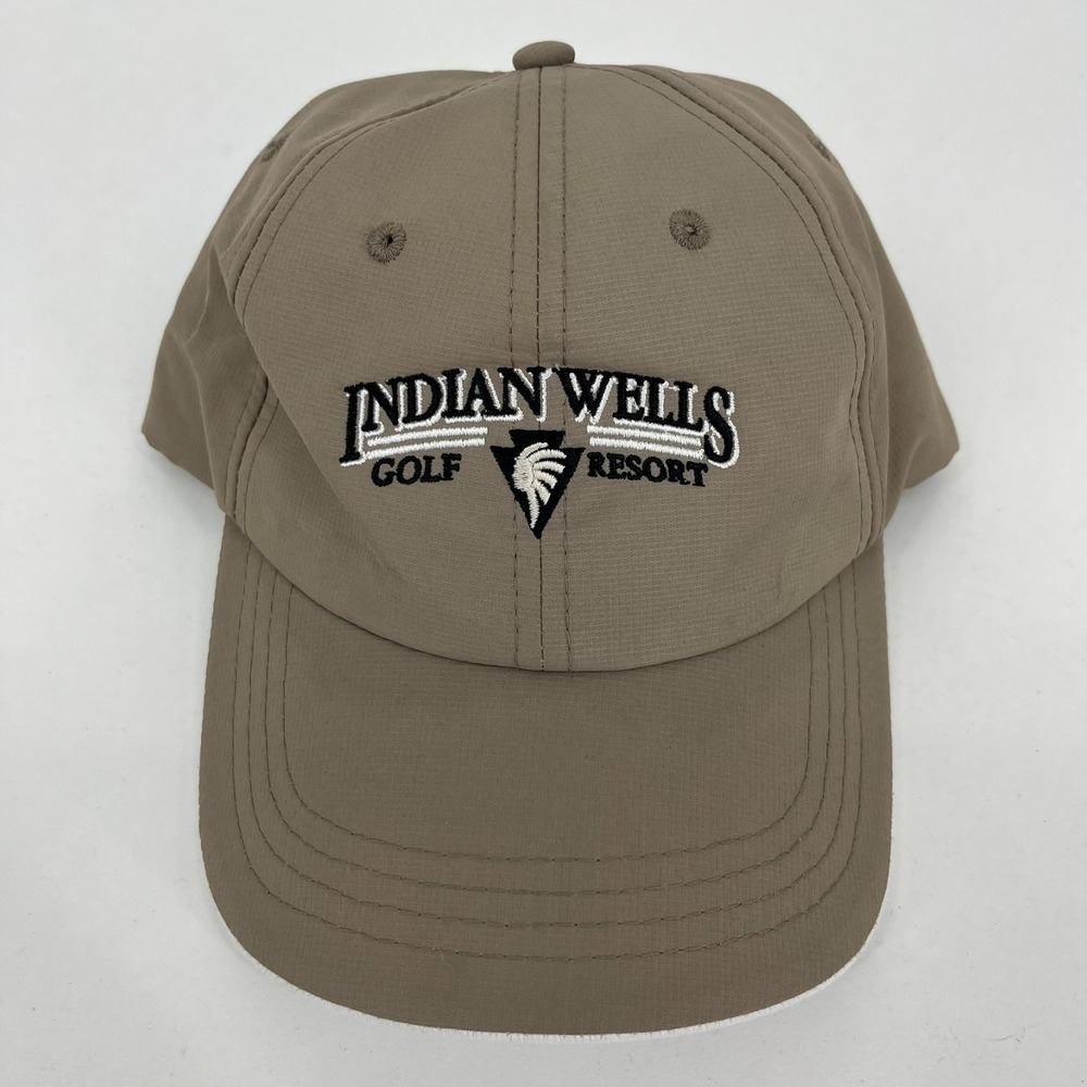 Ahead Performance Indian Wells Golf Resort Hat Tan Ripstop UPF 50+ Men's Cap